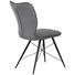 STUHL Mikrofaser Grau, Schwarz - Schwarz/Grau, Design, Textil/Metall (49/90/61cm) - Hom`in STUHL Mikrofaser Grau, Schwarz - Schwarz/Grau, Design, Textil/Metall (49/90/61cm) - Hom`in