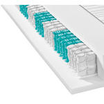 TASCHENFEDERKERNMATRATZE 80/200 cm Höhe ca. 22 cm  - KONVENTIONELL, Textil (80/200cm) - Xora