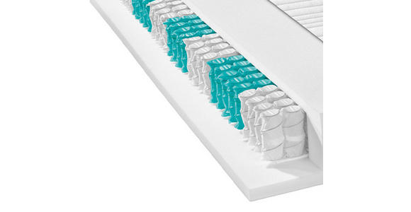 TASCHENFEDERKERNMATRATZE 90/200 cm Höhe ca. 22 cm  - KONVENTIONELL, Textil (90/200cm) - Xora