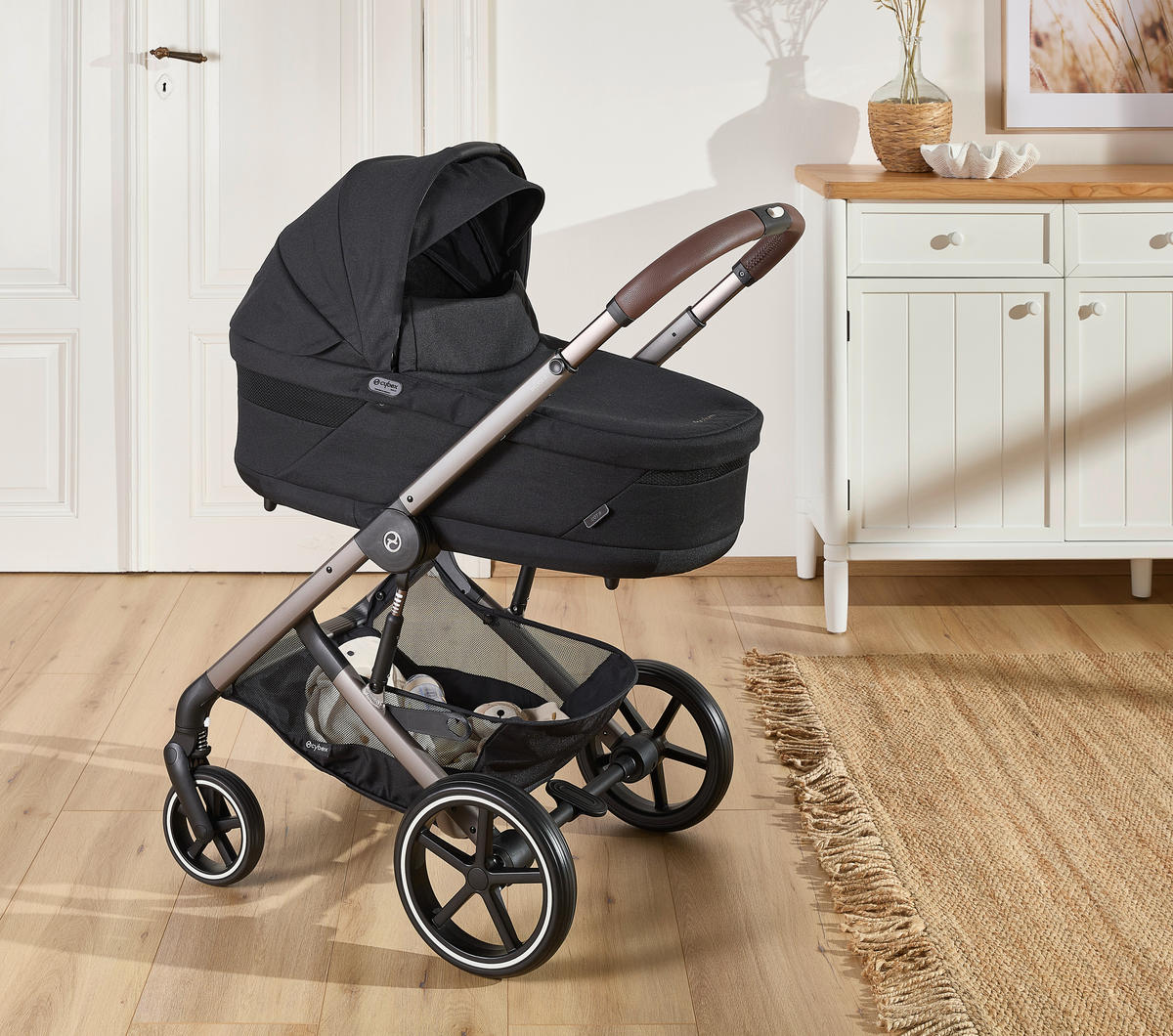 KINDERWAGENSET  Balios S Lux 3-in-1  Moon Black  - Basics (81/60/100cm) - cybex GOLD