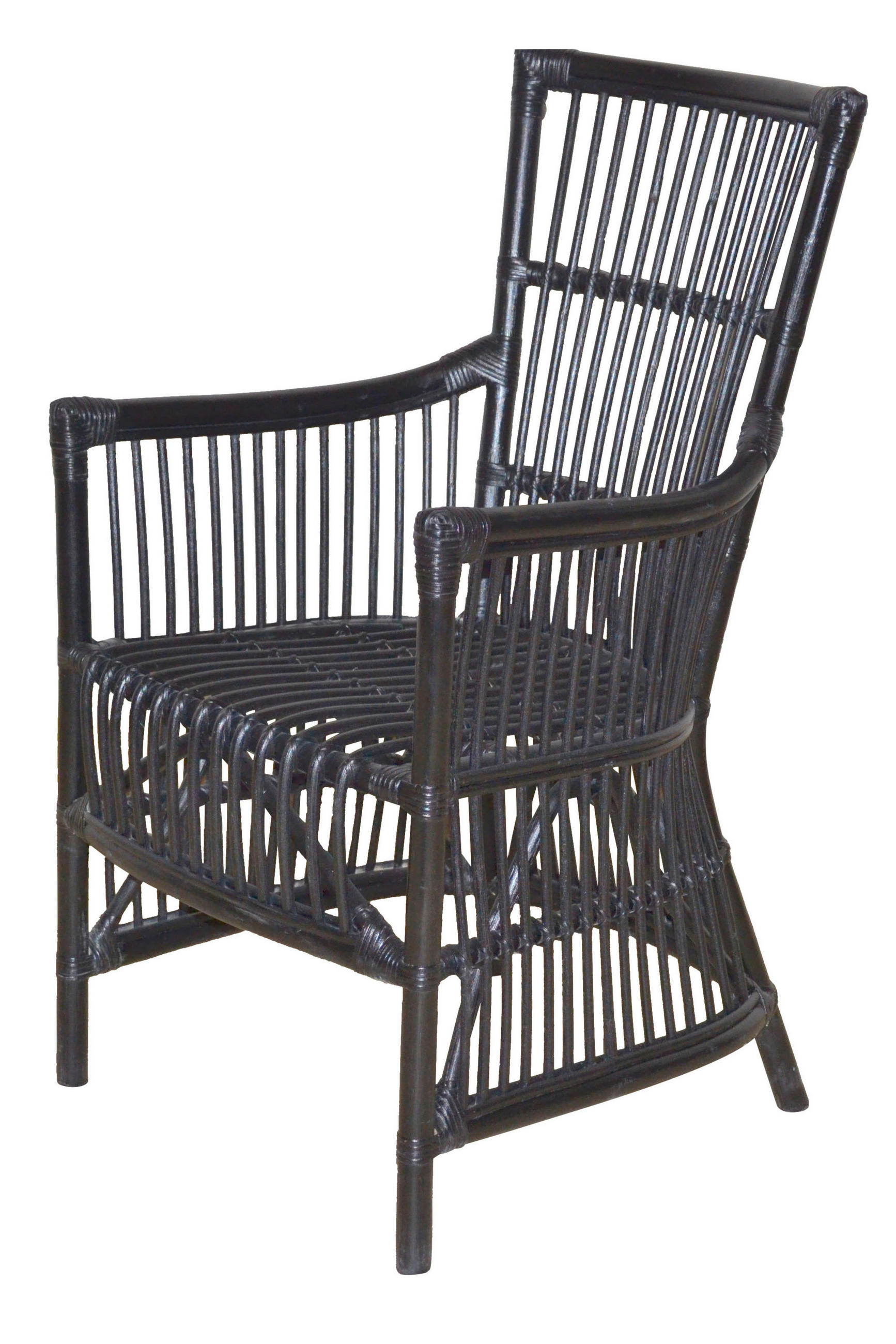 SESSEL Schwarz    - Schwarz, Natur, Holz (62/55/96cm) - MID.YOU