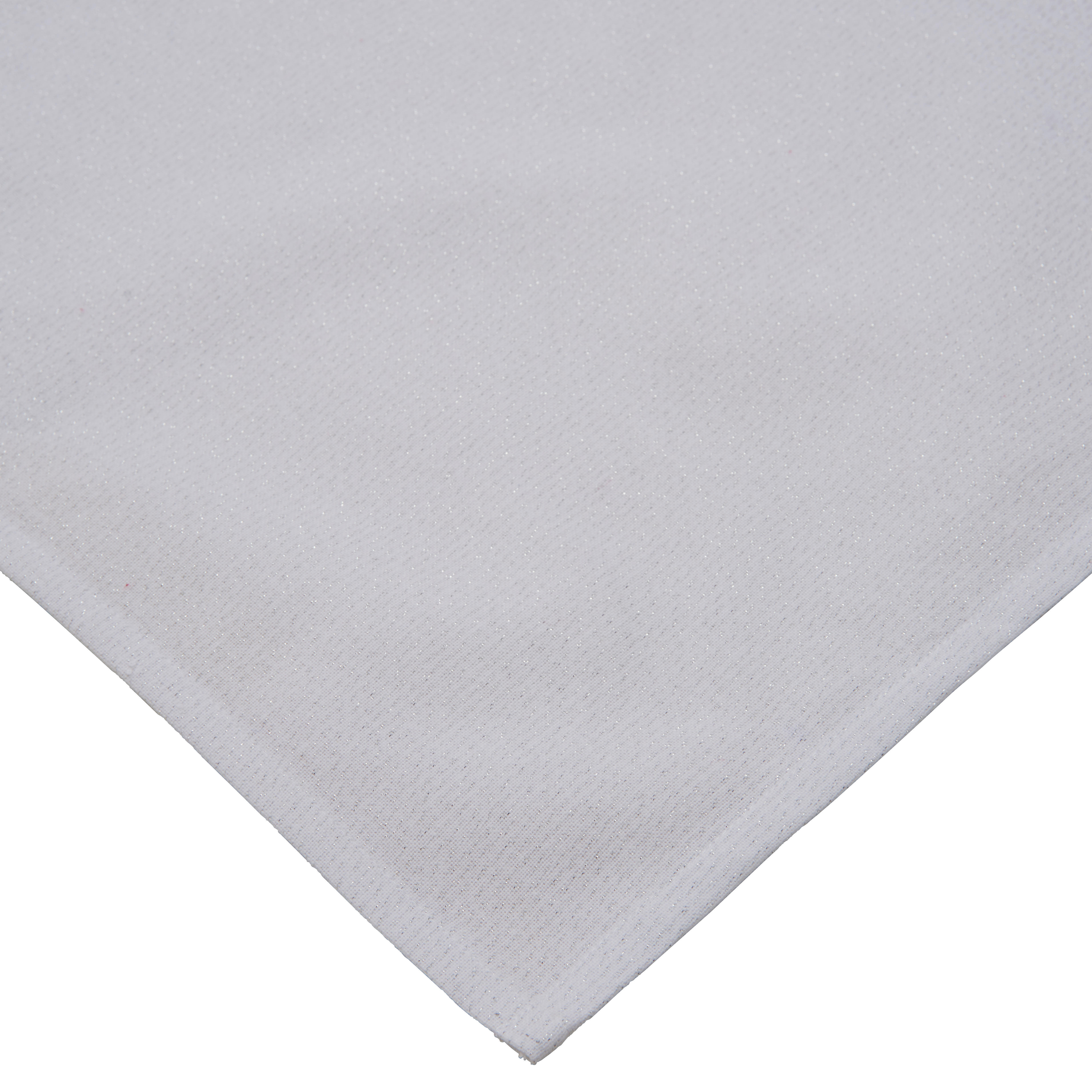 TISCHDECKE Textil Silberfarben, Weiß 145/260 cm  - Silberfarben/Weiß, Basics, Textil (145/260cm) - X-Mas
