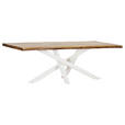 TISCHPLATTE      - Naturfarben, Design, Holz (220/100/5cm) - Landscape