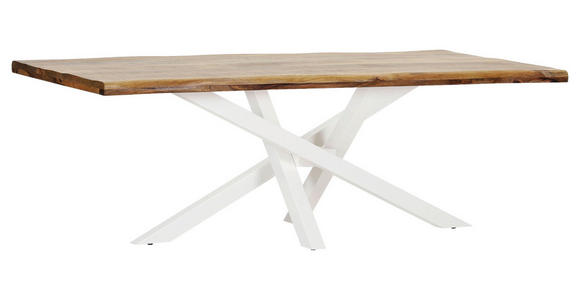 TISCHPLATTE      - Naturfarben, Design, Holz (220/100/5cm) - Landscape