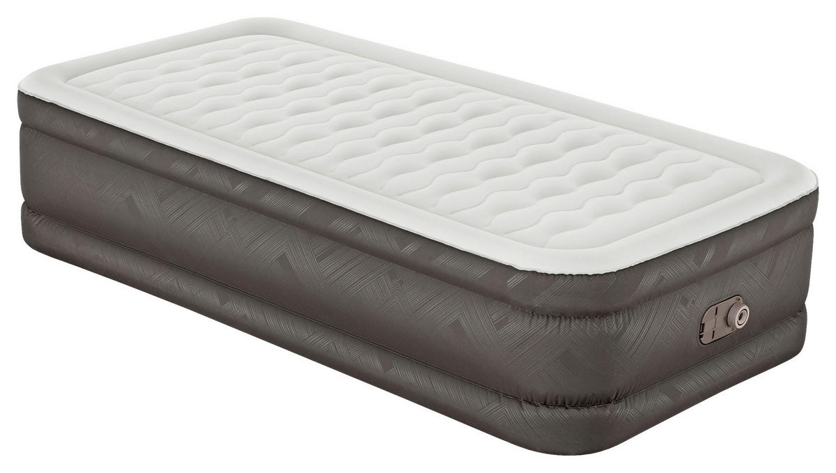 LUFTBETT FORTECH TWIN 69048 Grau, Dunkelgrau  - Dunkelgrau/Grau, KONVENTIONELL, Kunststoff (191/97/46cm) - Bestway