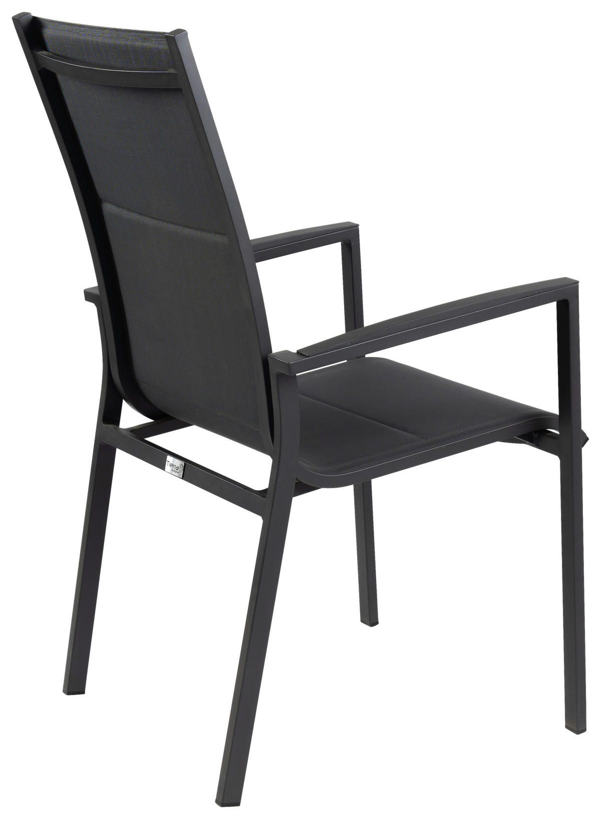 STAPELSTUHL in Metall, Textil Grau  - Schwarz/Grau, Basics, Textil/Metall (70/100/57cm) - Tierra Outdoor