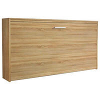 SCHRANKBETT 90/200 cm Eichefarben  - Dunkelgrau/Eichefarben, MODERN, Holz/Holzwerkstoff (90/200cm) - Rauch Möbel