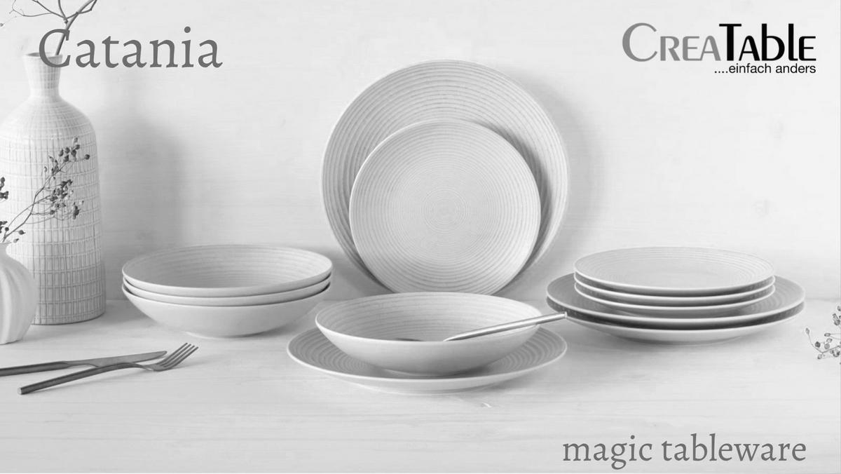 JÍDELNÍ SOUPRAVA, kamenina - růžová, Basics, keramika - Creatable