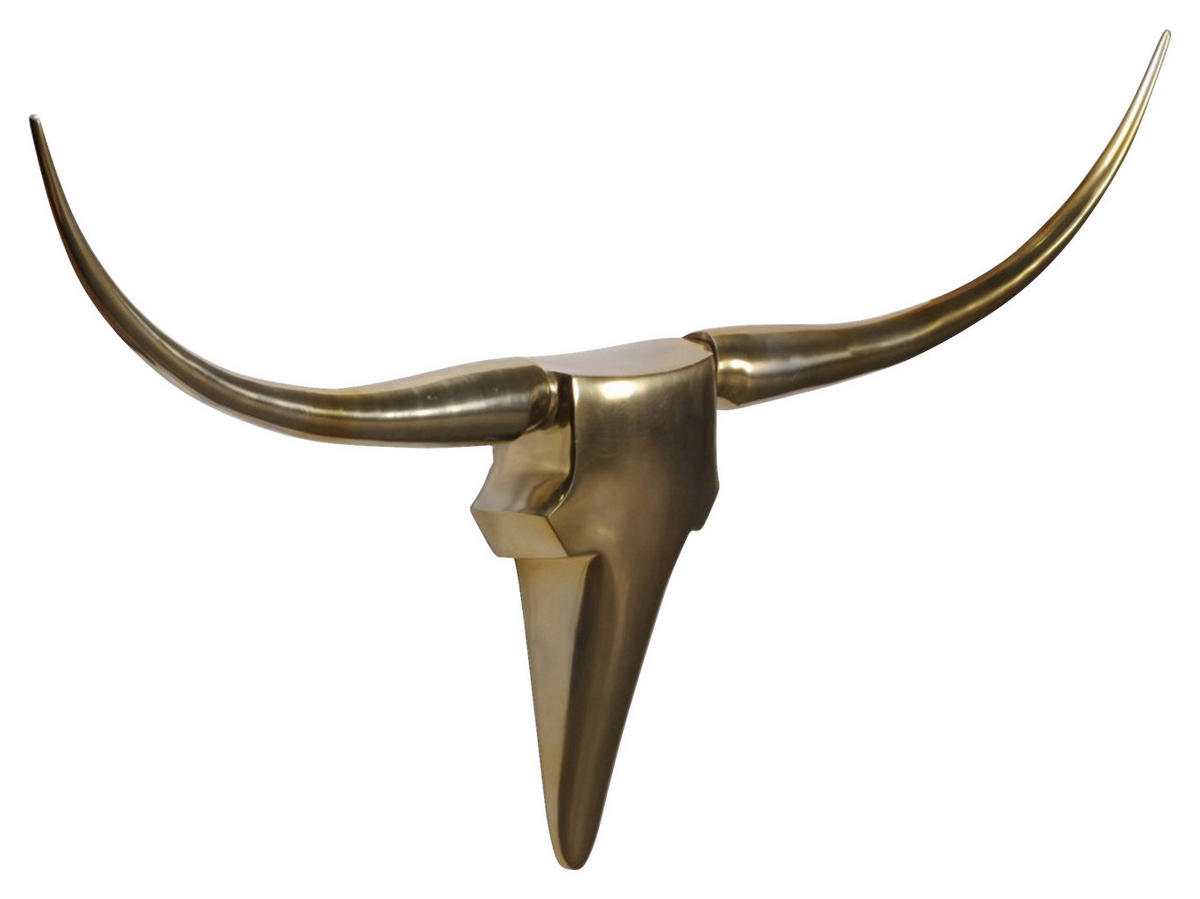 WANDDEKO  - Goldfarben, Modern, Metall (125/60/10cm) - MID.YOU