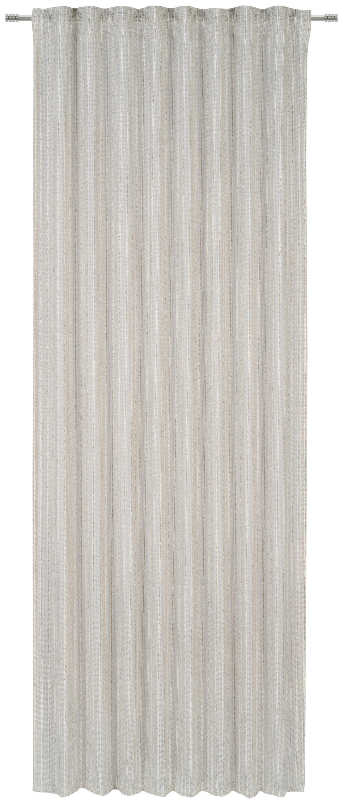 FERTIGVORHANG  transparent  135/245 cm   - Grau, Basics, Textil (135/245cm) - Esposa