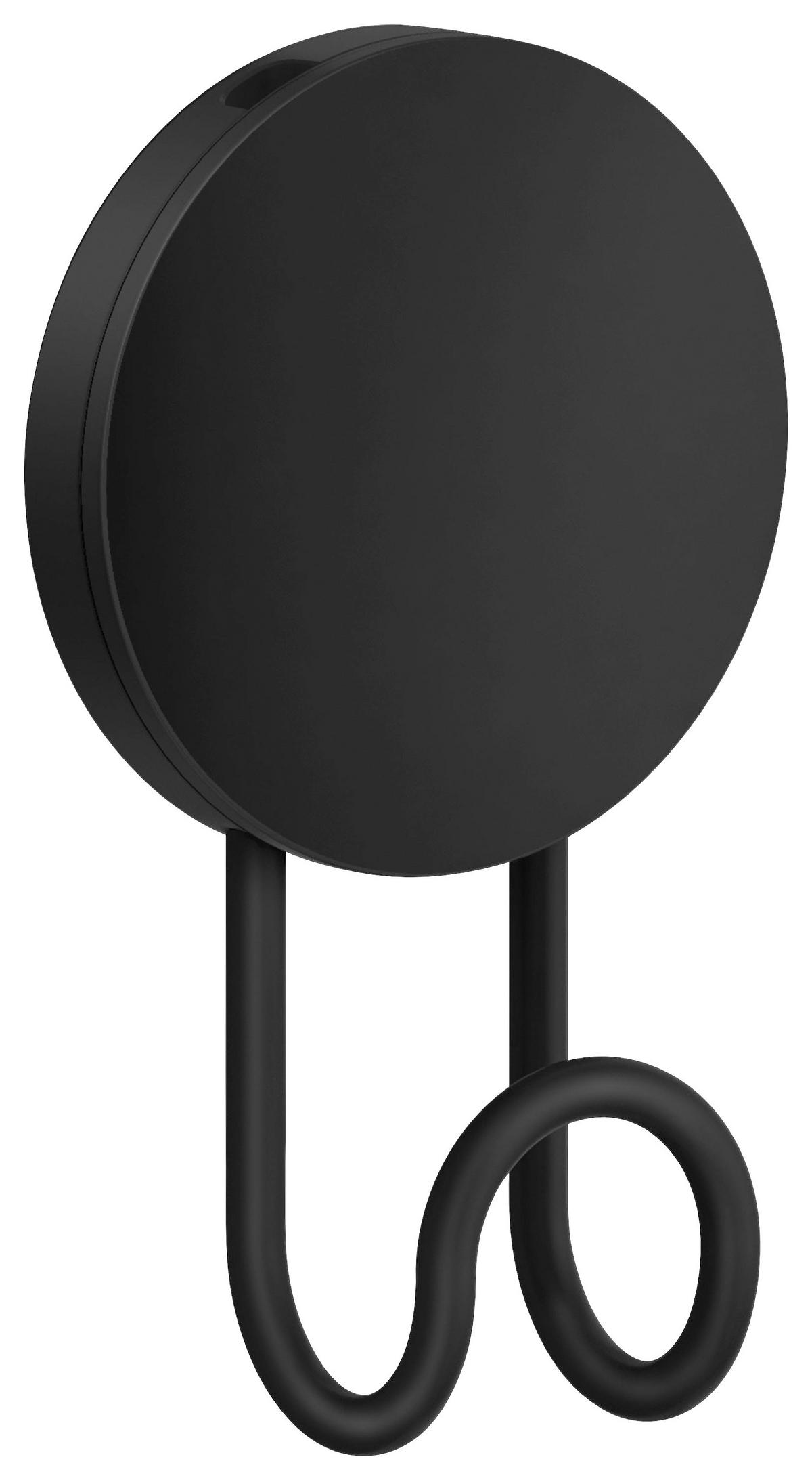 HAKEN  in Schwarz  - Schwarz, Basics, Metall (5,5/9/2,5cm) - Smedbo