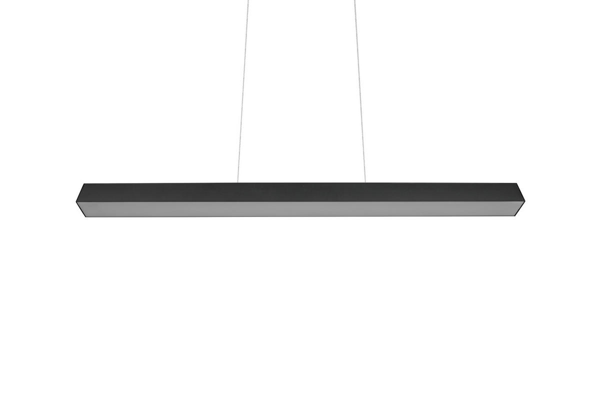SCHIENENSYSTEM-HÄNGELEUCHTE - Schwarz, Basics, Metall (90/180/5cm) - Trio Leuchten