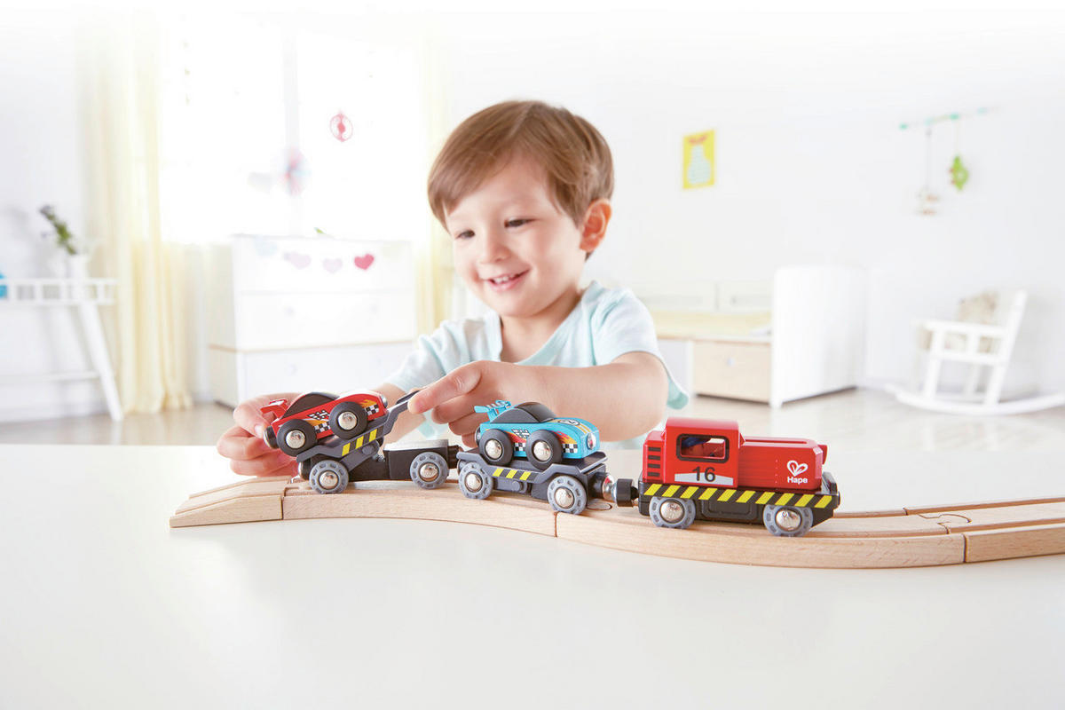 EISENBAHNZUBEHÖR - Multicolor, Basics, Holz/Kunststoff (28,0/5,0/5,0cm) - Hape