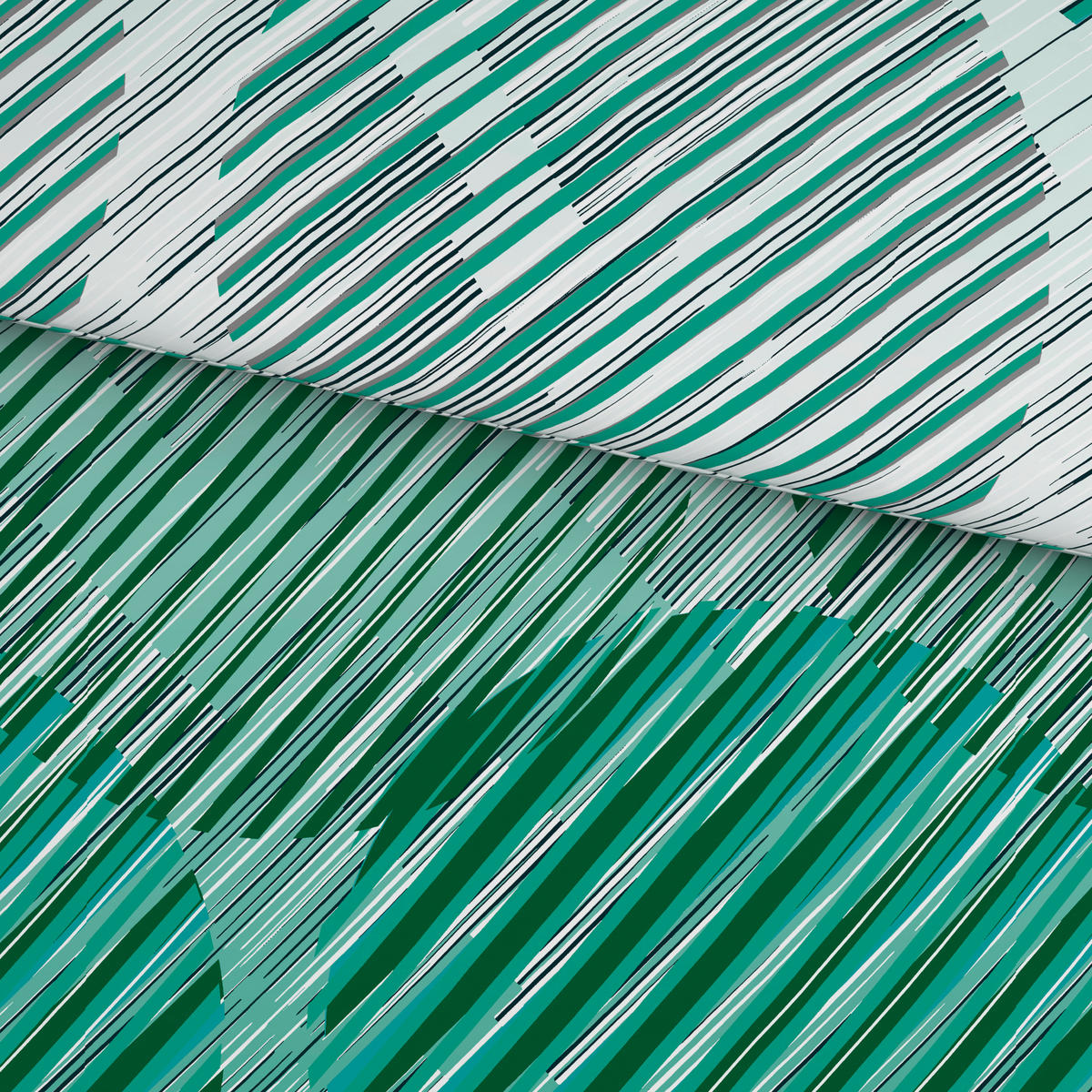 BETTWÄSCHE Renforcé 200/200 cm  - Türkis, Textil (200/200cm) - Novel