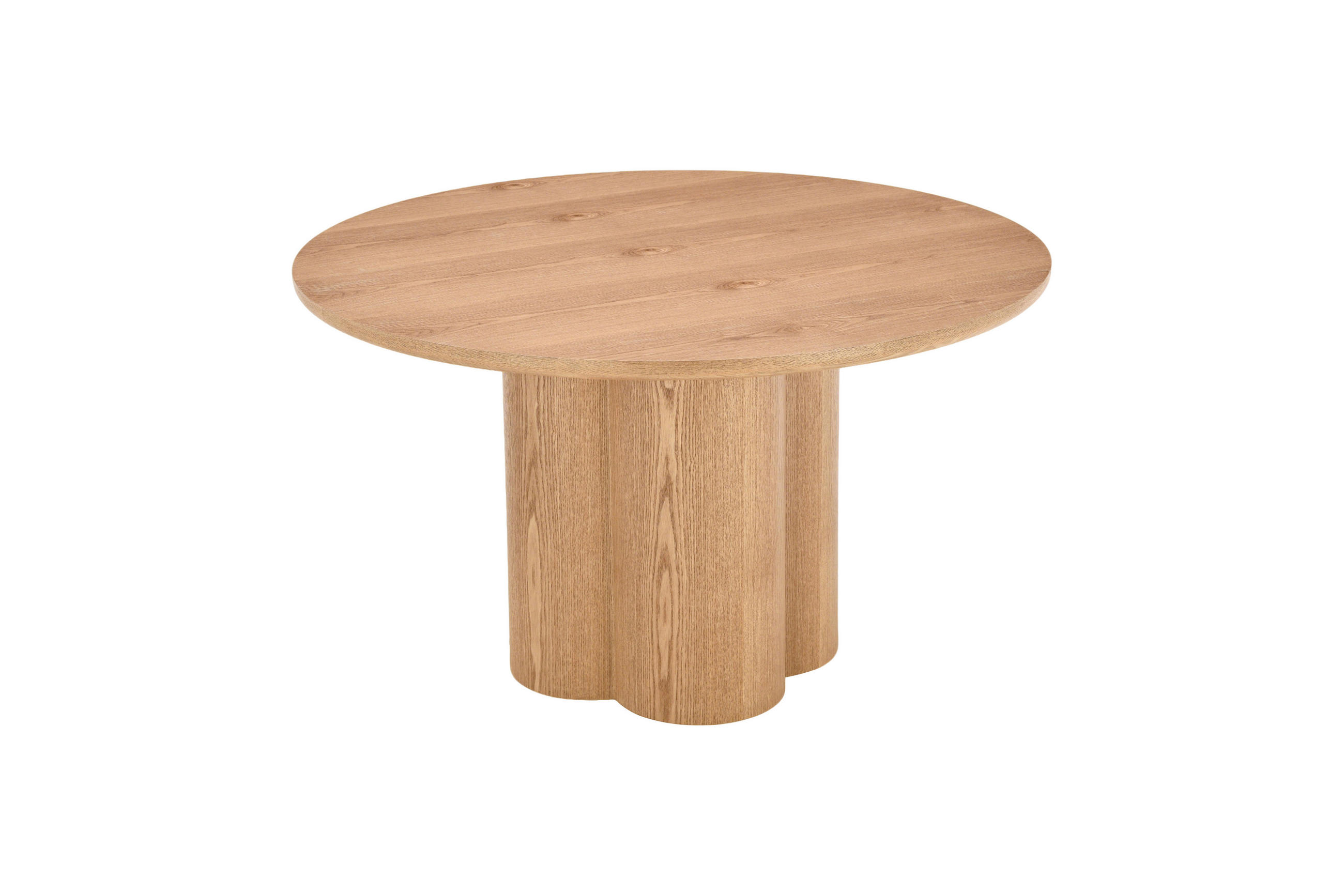 ESSTISCH 120/120/75 cm Echtholz, Nachbildung  Holz, Wellpappe rund Eichefarben  - Eichefarben, Design, Holz/Wellpappe (120/120/75cm) - Niels Andersson