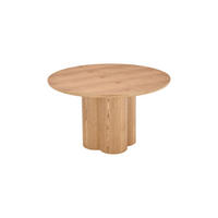ESSTISCH 120/120/75 cm Echtholz, Nachbildung  Holz, Wellpappe rund Eichefarben  - Eichefarben, Design, Holz/Wellpappe (120/120/75cm) - Niels Andersson