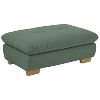 HOCKER Cord Olivgrün  - Eichefarben/Olivgrün, Design, Holz/Textil (106/43/74cm) - SetOne by Musterring