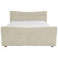 BOXSPRINGBETT 160/200 cm  in Beige  - Beige, KONVENTIONELL, Textil/Metall (160/200cm) - Esposa