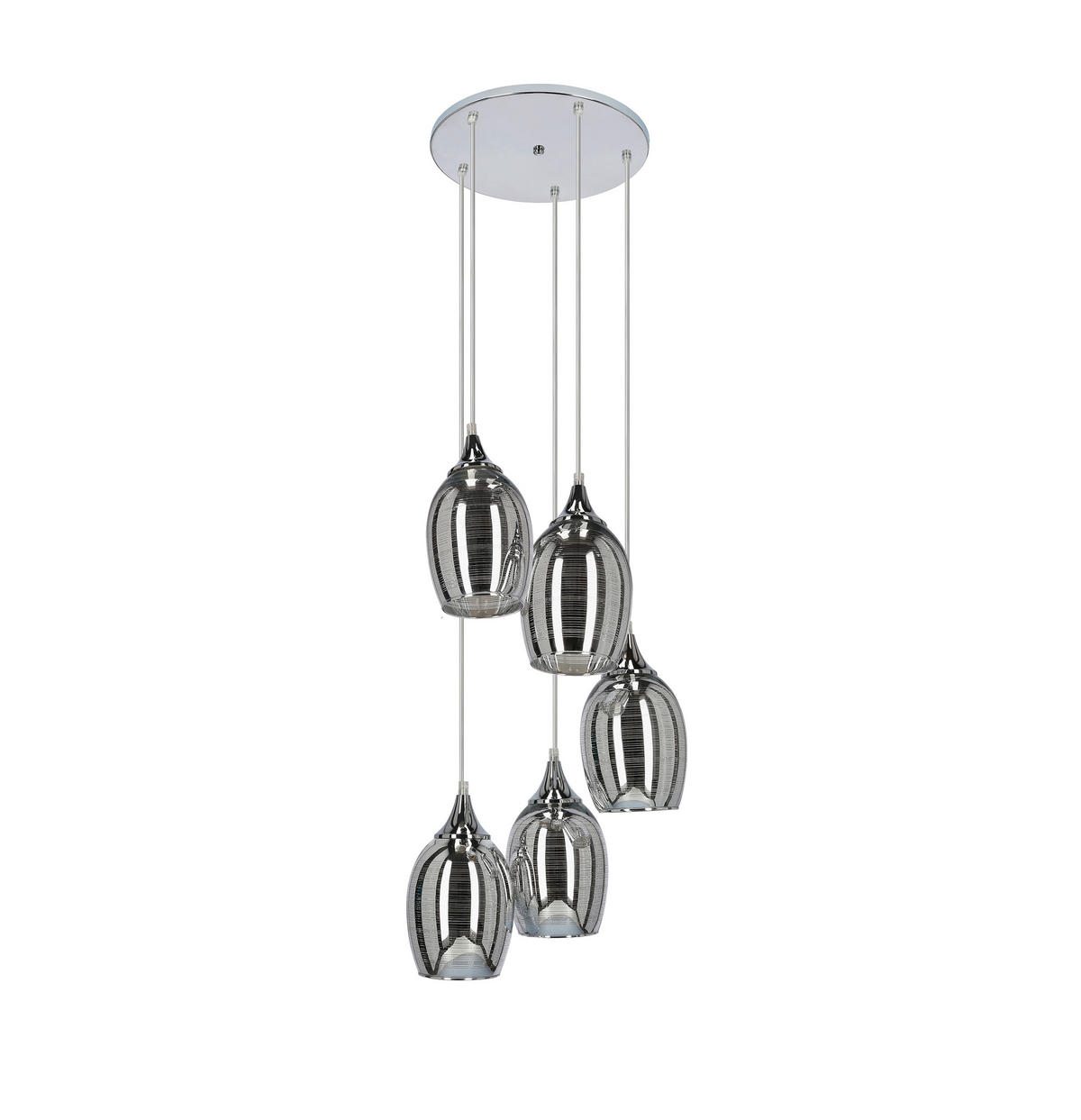 HÄNGLAMPA 35/35/125 cm  - kromfärg, Design, metall (35/35/125cm)