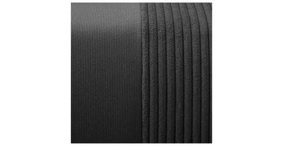 SCHLAFSOFA in Cord, Velours Dunkelgrau - Dunkelgrau/Buchefarben, KONVENTIONELL, Holz/Textil (191/92/89cm) - Carryhome