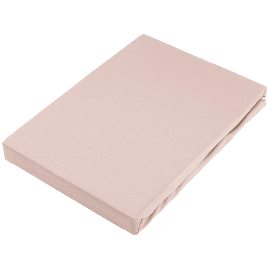 Novel NAPÍNACIA PLACHTA NA BOXSPRIN, džersej, staroružová, 180/220 cm