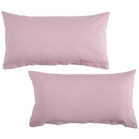 KISSENBEZUG-SET Nigiri 40/80 cm  - Hellrosa, Basics, Textil (40/80cm) - Bio:Vio
