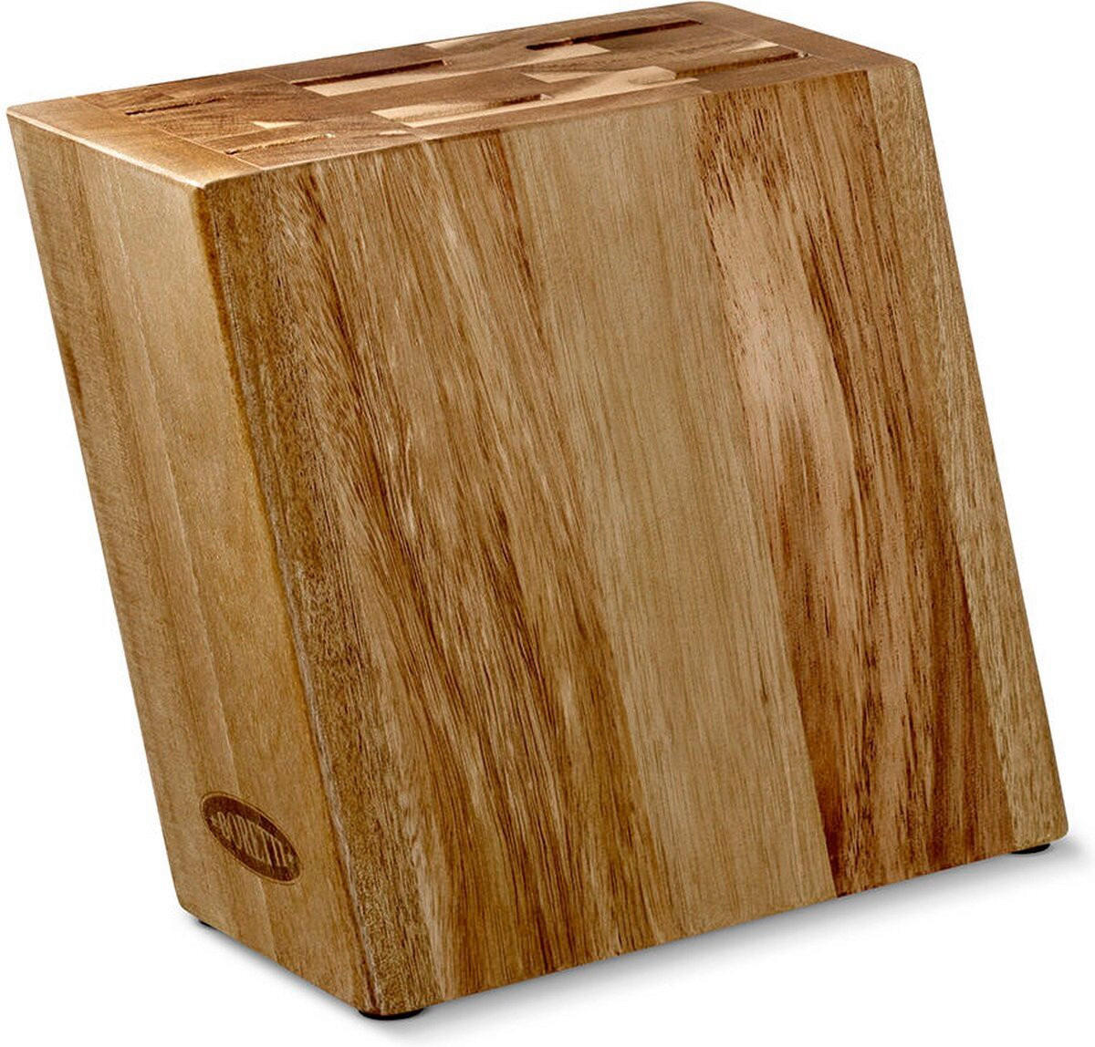 BLOK ZA NOŽEVE   Boretti  - svetlobraon, Osnovno, drvo (21cm)