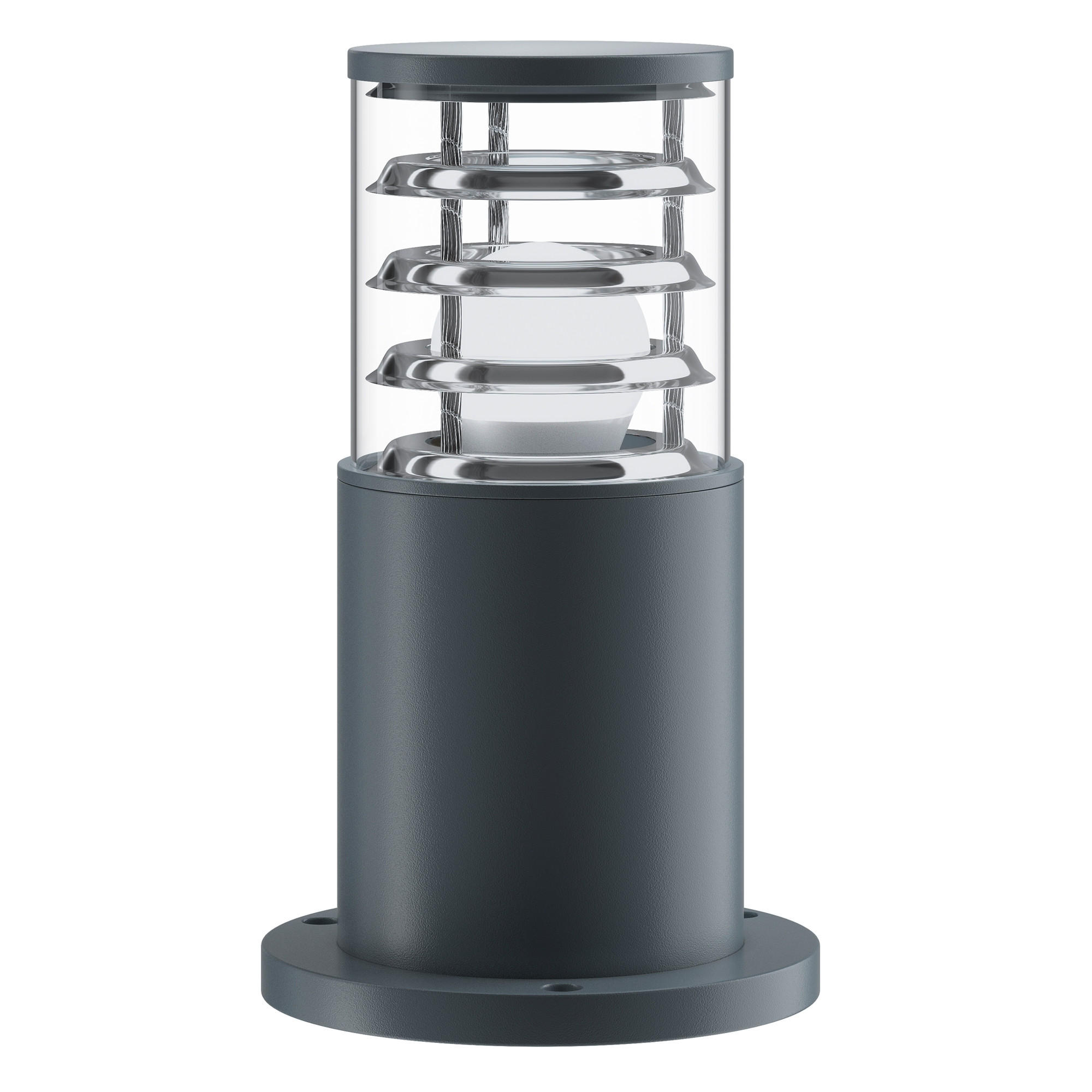 WEGELEUCHTE Outdoor 10.8/25 cm   - Grau, Trend, Metall (10.8/25cm) - MAYTONI