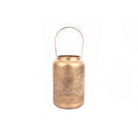 LUCERNA kov - barvy zlata, Basics, kov (15/23/15cm)