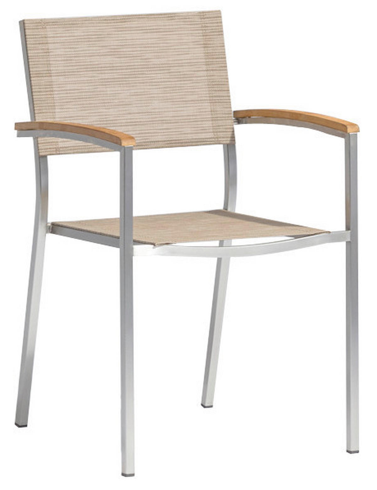 GARTENGARNITUR   - Platinfarben/Braun, Basics, Holzwerkstoff/Textil (150/89/90cm) - Gardenson