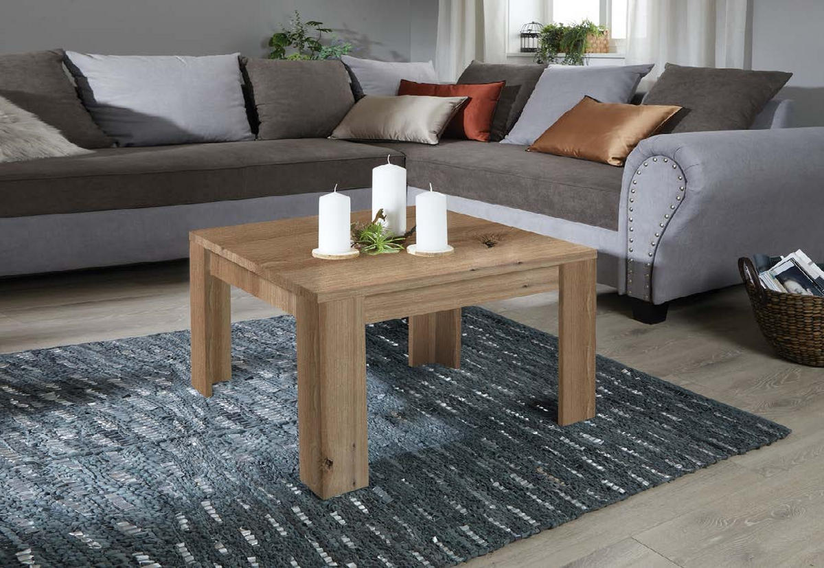 KLUB STOČIĆ 50/45,5/50 cm  boja hrasta  - boja hrasta, Moderno, pločasti materijal (50/45,5/50cm) - Ti'me