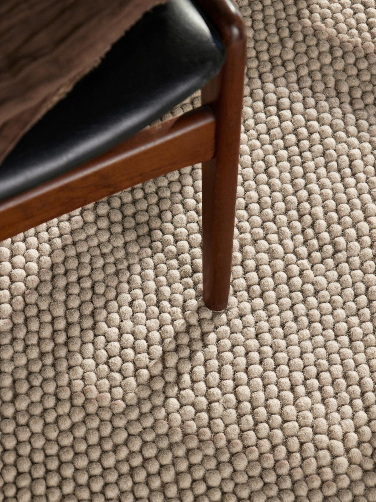 WOLLTEPPICH 200 cm Richmond Beige rund  - Beige, KONVENTIONELL, Textil (200cm) - Ted Baker