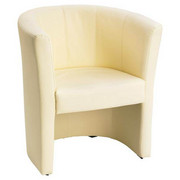 SESSEL in Beige Textil - Beige/Schwarz, Design, Kunststoff/Textil (54/72/63cm) - Carryhome