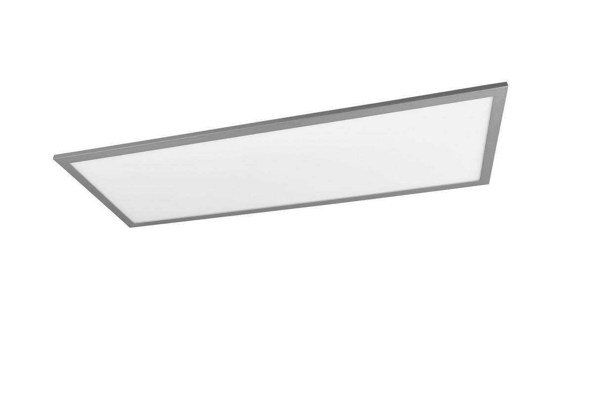 LED-DECKENLEUCHTE Gamma 80/29/5 cm   - Titanfarben, Basics, Metall (80/29/5cm)