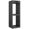 WASCHMASCHINENSCHRANK 67/208/68 cm  in Anthrazit  - Anthrazit/Schwarz, MODERN, Holzwerkstoff/Metall (67/208/68cm) - home24