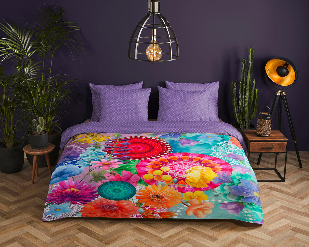 BETTWÄSCHE HIP Satin 140/200 cm  - Multicolor, LIFESTYLE, Textil (140/200cm)