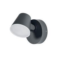 LED-AUßENLEUCHTE 16,2/12,5/12,8 cm   - Dunkelgrau, Basics, Kunststoff/Metall (16,2/12,5/12,8cm) - Osram