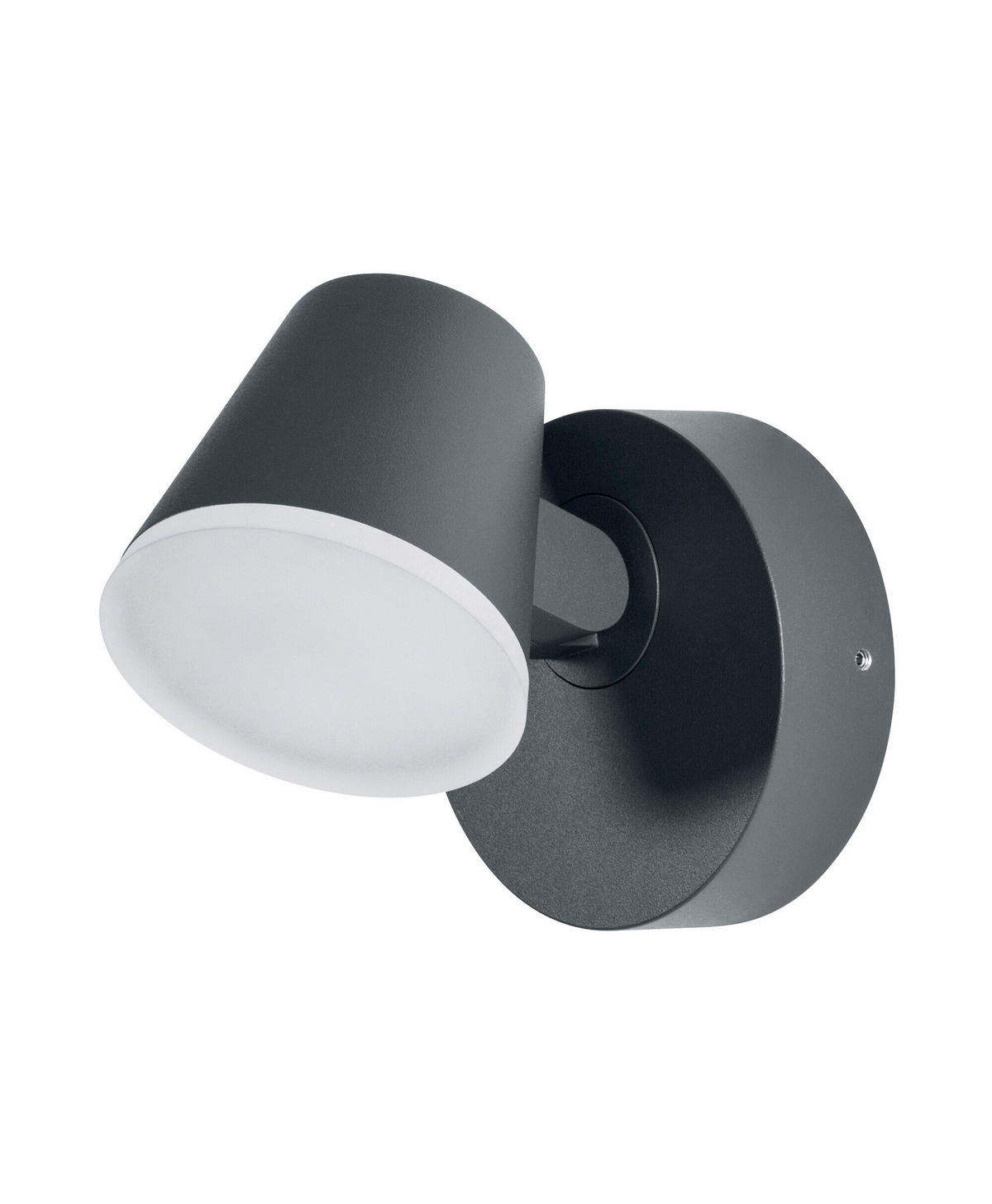 LED-AUßENLEUCHTE 16,2/12,5/12,8 cm   - Dunkelgrau, Basics, Kunststoff/Metall (16,2/12,5/12,8cm) - Osram