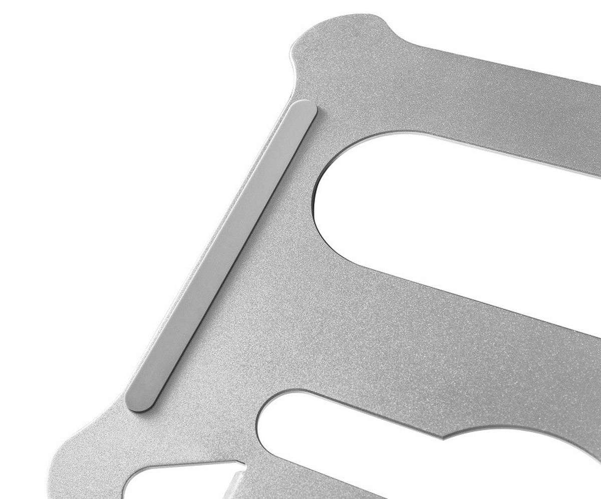 LAPTOP-HALTERUNG Metall Alufarben  - Alufarben, Design, Metall (26,5/16/23cm) - Boxxx