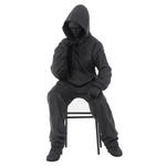 SKULPTUR - Schwarz, LIFESTYLE, Kunststoff (18/37/15cm) - Ambia Home