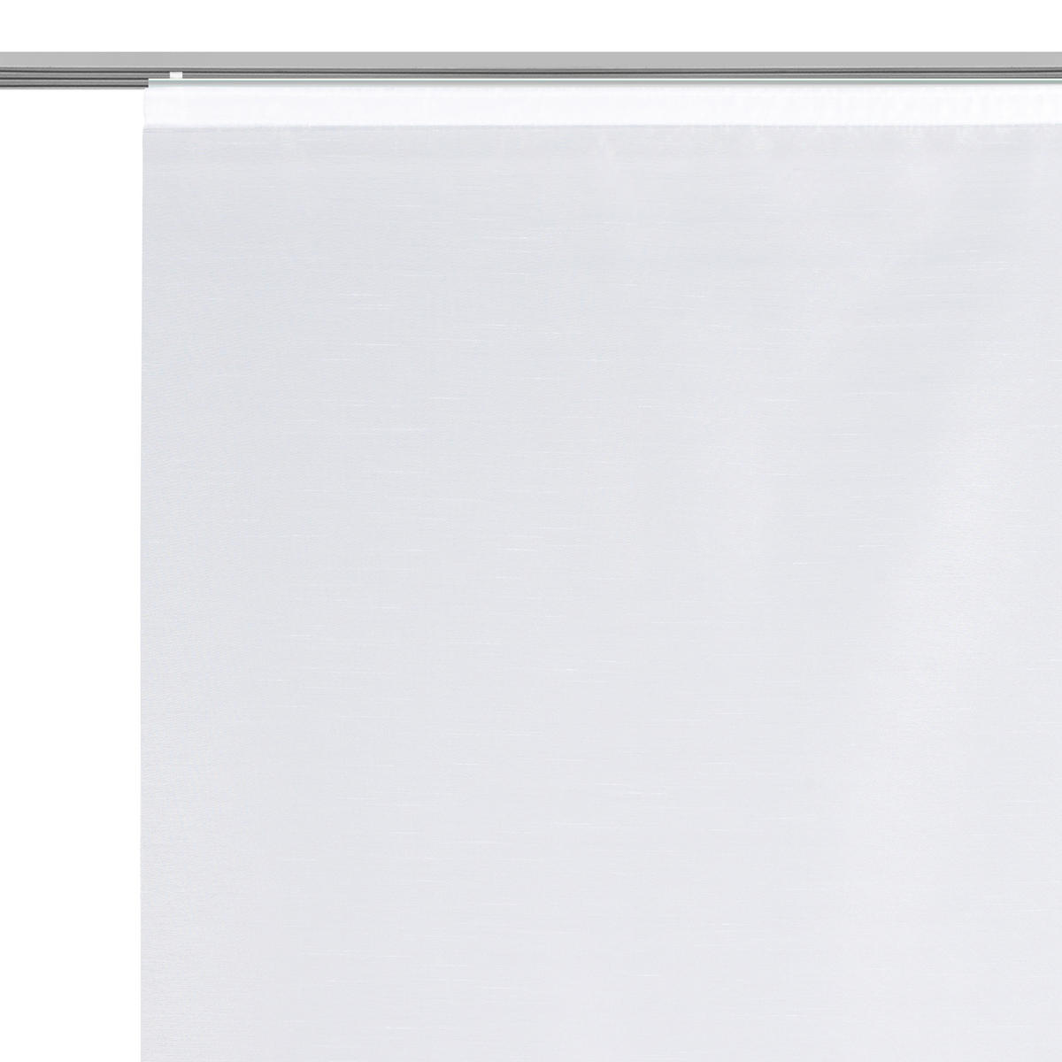 FLÄCHENVORHANG  4 Stück  halbtransparent   60/245 cm  - Weiß/Grau, Design, Textil (60/245cm) - Novel