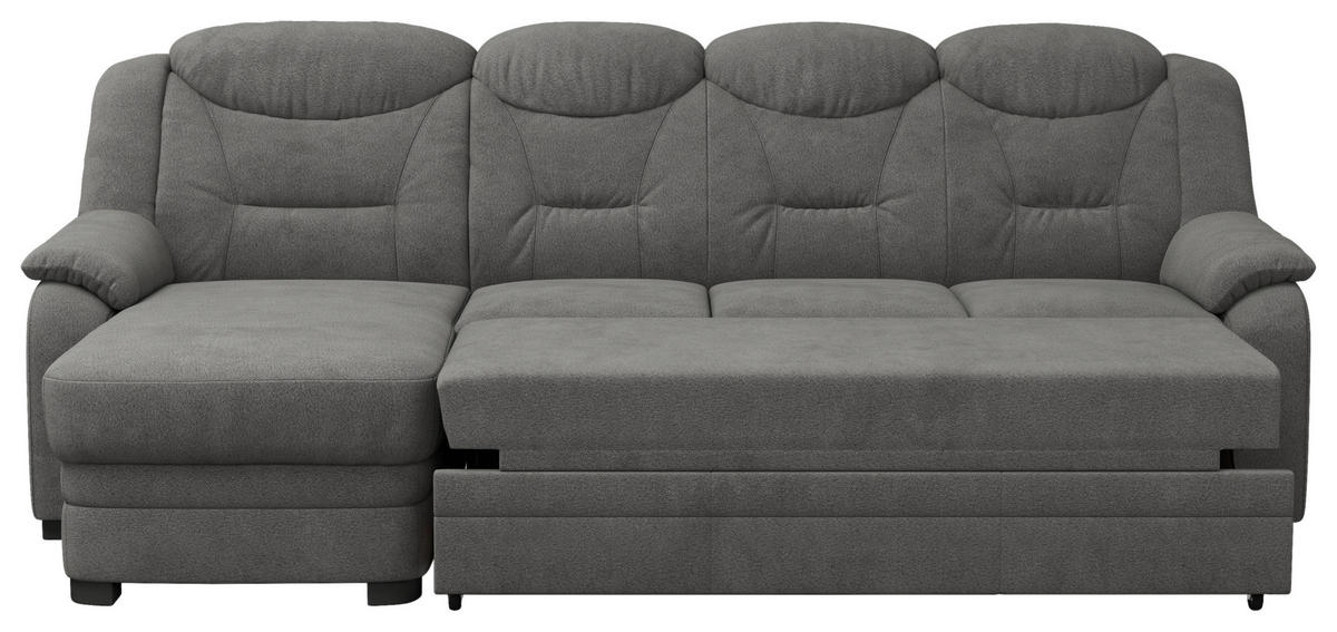 ECKSOFA in Chenille Anthrazit  162/257 cm  - Anthrazit, Basics, Kunststoff/Textil (162/257cm) - MID.YOU