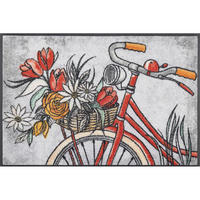 FUßMATTE 50/75 cm Flower Cruiser  - Multicolor, KONVENTIONELL, Kunststoff/Textil (50/75cm) - wash+dry