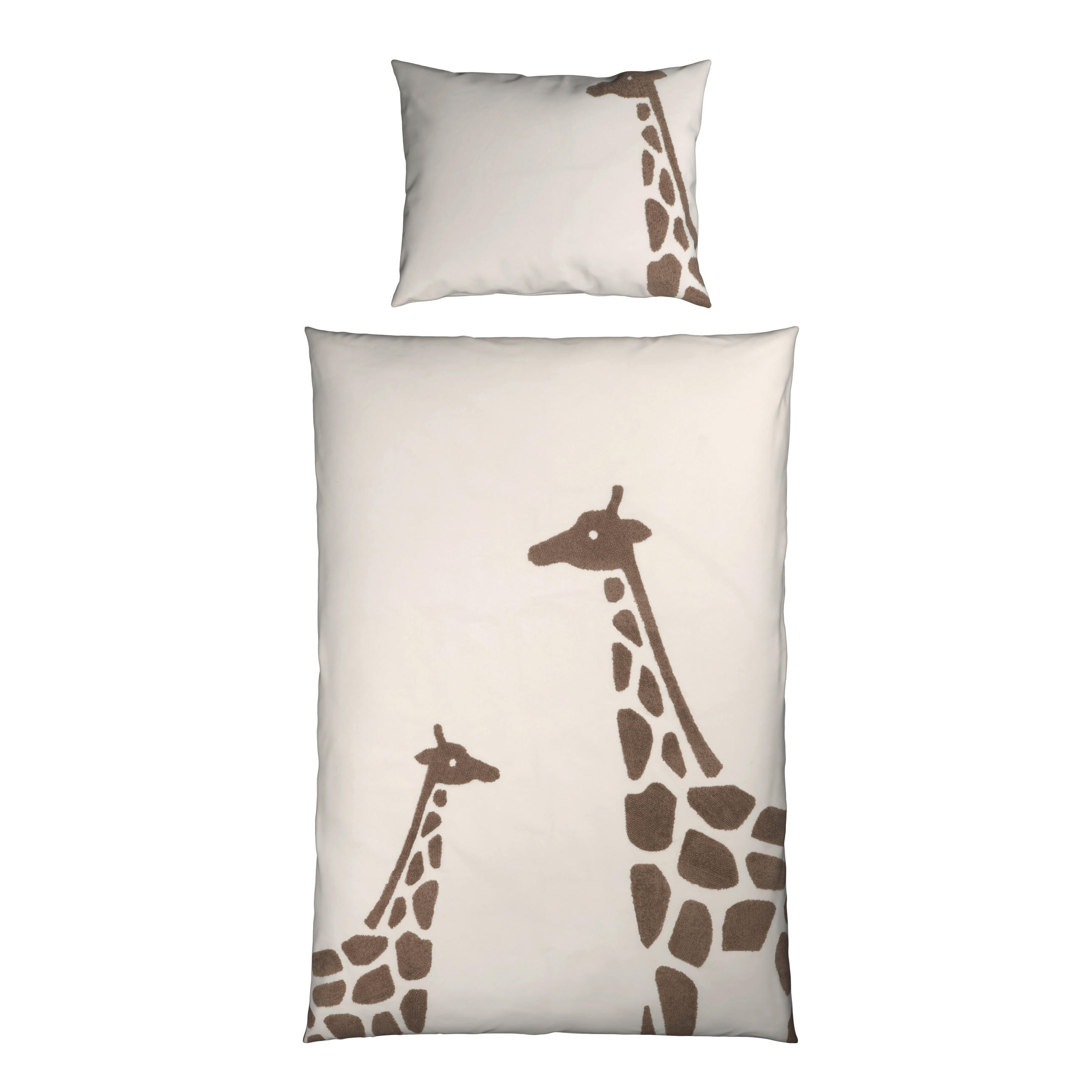 BABYBETTWÄSCHE Webstoff 100/135 cm  - Braun, Trend, Textil (100/135cm) - Patinio