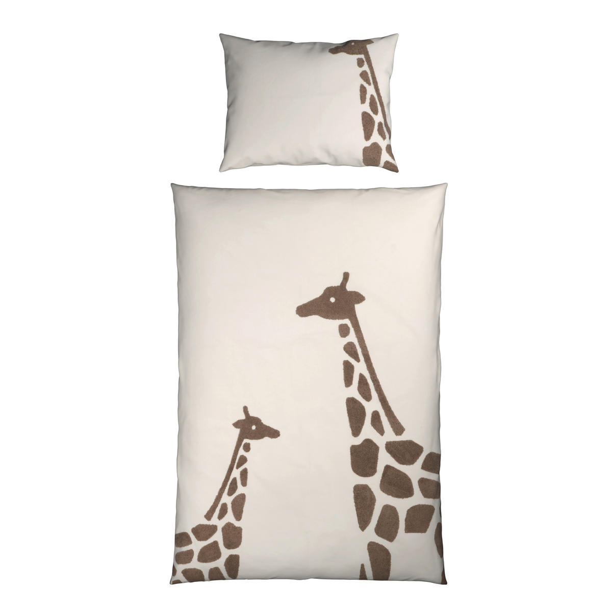 BABYBETTWÄSCHE Webstoff 100/135 cm  - Braun, Trend, Textil (100/135cm) - Patinio