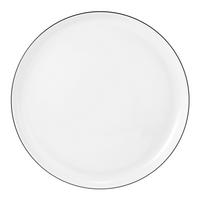 LAPOSTÁNYÉR 26 cm  - fekete/fehér, Lifestyle, kerámia (26cm) - Seltmann Weiden