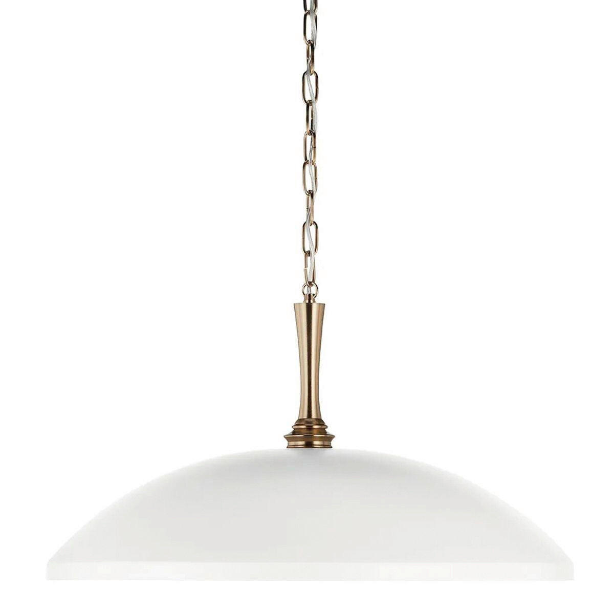 HÄNGELEUCHTE    - Weiss/Champagner, Konventionell, Metall (225.9/33/50.8cm) - Elstead Lighting