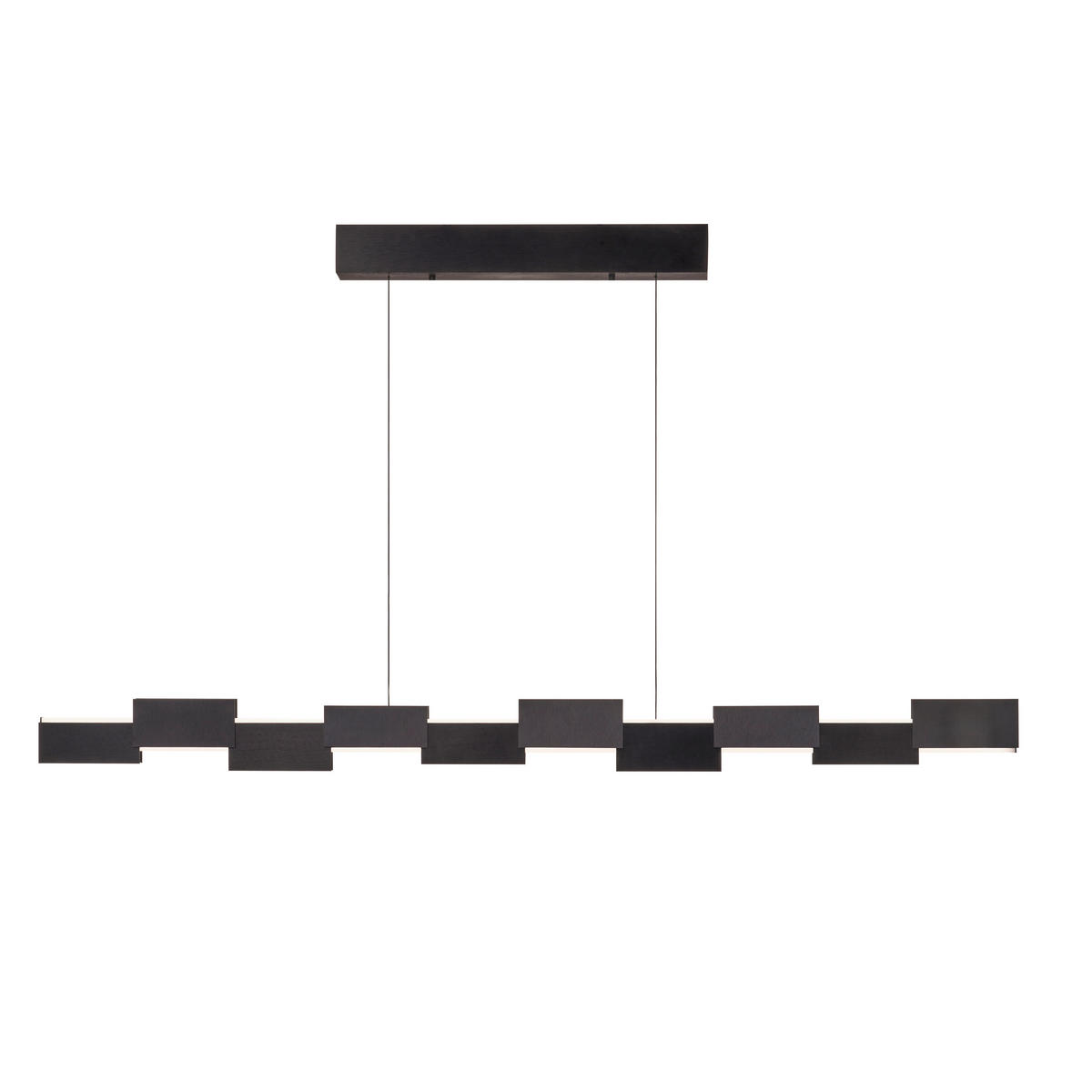 LED-HÄNGELEUCHTE Creo 141/180/9,5 cm  - Schwarz/Weiß, Design, Kunststoff/Metall (141/180/9,5cm) - Grossmann