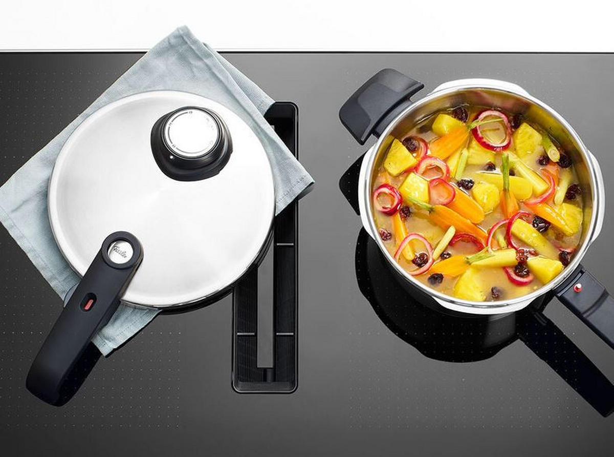 SCHNELLKOCHTOPF Vitavit Premium 2,5 L  - Edelstahlfarben, Basics, Metall (18cm) - Fissler