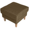 HOCKER in Textil Sandfarben  - Sandfarben/Buchefarben, Design, Holz/Textil (53/45/53cm) - Max Winzer